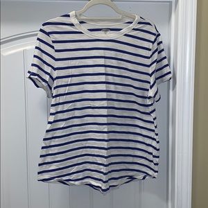 Blue & White Stripped Old Navy T-shirt